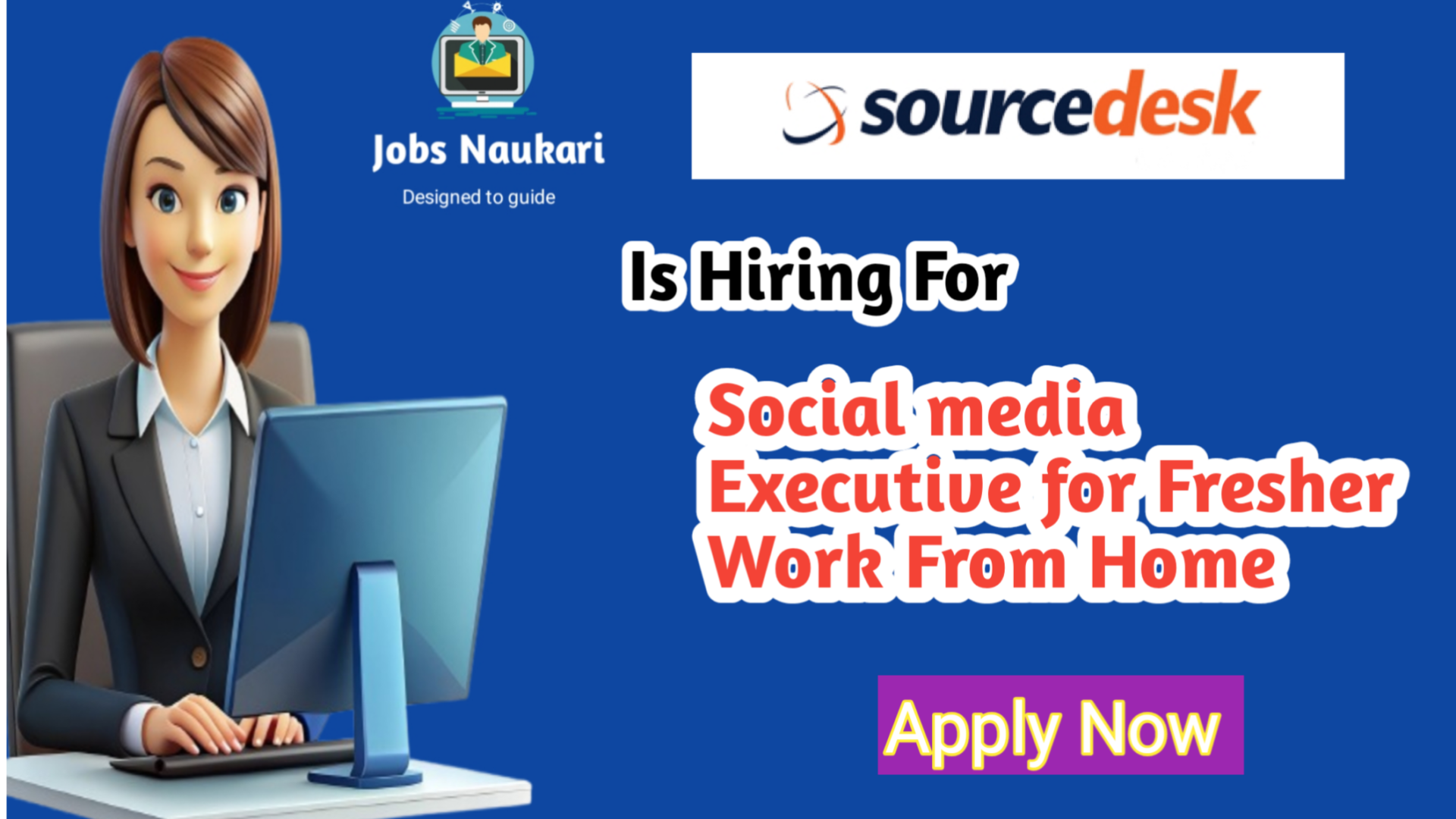 Social Media Executive for Fresher Work from Home |Evening Shift |Apply Now